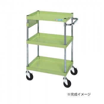 サカエ CSパール手押し車中量手合い パンチングパネル付 緑であること CSP-6083P