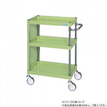 サカエ CSパール手押し車中量印字機 全面パンチングパネル付 緑であること CSP-7583ZPNU