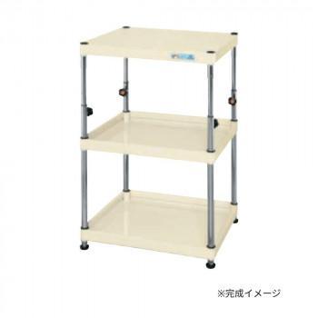 サカエ CSパール手押し車 高さ合わせる 固着させる印字機 脂製 象牙色 TCSPN-6083I