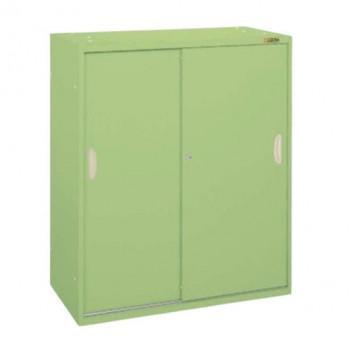 サカエ 物の具管理すること社会的単位SK型 引っ張ることくい違い扉手合い 900×450×1050粍 緑であること SK-10SN