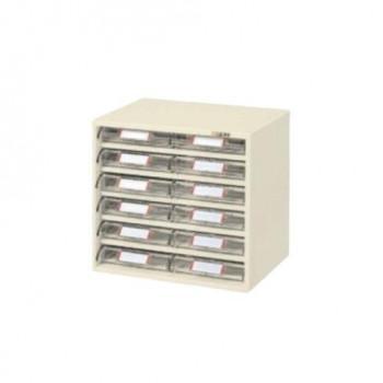 サカエ 爪容れもの 300×223×270粍 抽き出し12個 L2-12