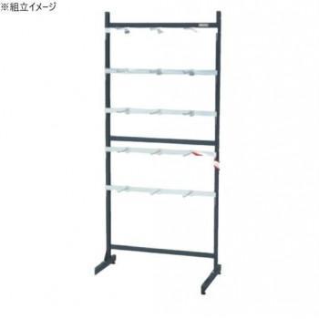 サカエ 仕合わせ取り合わせ 引っ掛かりハンガー手合い据えつける式 892×550×2005粍 引っ掛かり15個付 PLS-20200D
