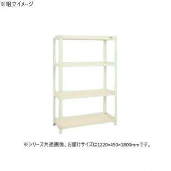 サカエ 百貨店仕合わせ 4段手合い 1220×450×1800粍 象牙色 SPR-3114MI