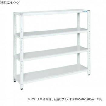 サカエ 仕合わせ 1200×550×1200粍 パール白いこと 4段印字機 STN2-1212W