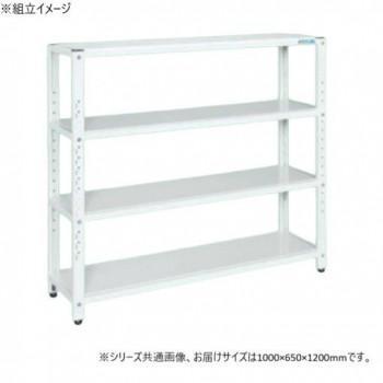 サカエ 仕合わせ 1000×650×1200粍 パール白いこと 4段手合い STN3-1012W