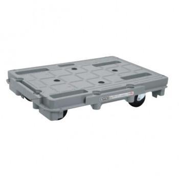 サカエ 樹脂台車 スタッキング 連結仕様4輪自在タイプ 720×520×150mm グレー SCR-800|ワールドデポ