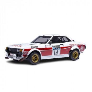 IXO B トヨタ セリカ 2000GT(RA21) RACラリー77 14 P-I.ワルフリッドソン/J.ジェンセン 1/18規模 18RMC189B