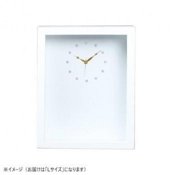 御花取りあわせる 木製表現スタイル時辰儀 矩形 L FC-645
