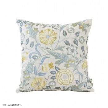 川島織物セルコン Morris Design Studio ウィルヘルミナ 背当座蒲団河馬- 45X45糎 LL1745 B 青碧