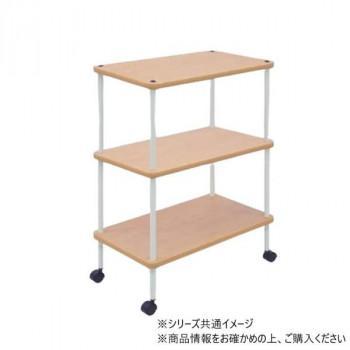 高田ベッド製作所 モクツーゴン(キャスター付き) 3段式ワゴン 幅30&times;奥行50&times;高さ90cm ナチュラル TB-1564-02｜ワールドデポ 22,082円