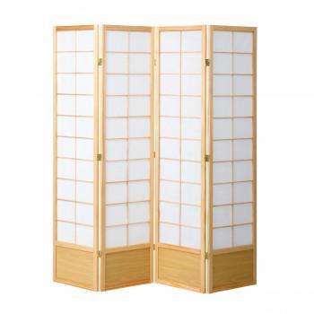 弘益(KOEKI) UTILITY 和風衝立4連 自然的 高さ1800粍 JPS1804NA