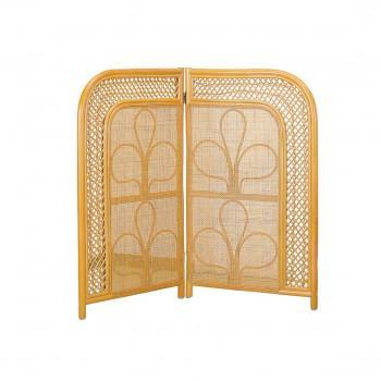 今枝商店 Romantic Rattan 籐スクリーン 2連(2パネル) ロータイプ B201|ワールドデポ
