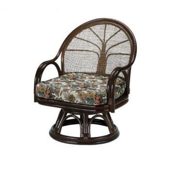 今枝商店　Romantic Rattan　籐ワイド回転座椅子　ハイタイプ　S3005B｜ワールドデポ