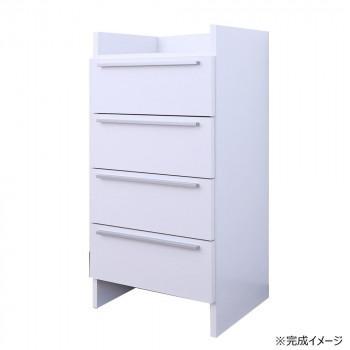 日本製精神的な統合調度品 ランドリーチェスト 4段 CO-NC-9045H