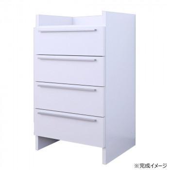 日本製精神的な統合調度品 ランドリーチェスト 4段 CO-NC-9060H