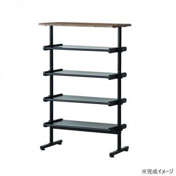 相応う ワンタッチ式モビール棚仕合わせ WD・白木 NK-7501WD