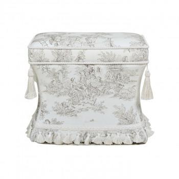 ジェニファーテイラー トワルドジュイ 薄型腰かけ Toile de Jouy 33030ST-JY02