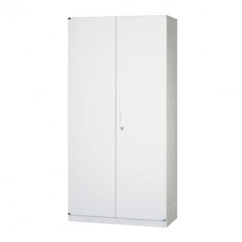 壁面収納家具/D:450・ホワイトタイプ 両開戸/ワードローブ H1830 ベース・アジャスター付 ALPSホワイト色 COM-UAL-W18|ワールドデポ