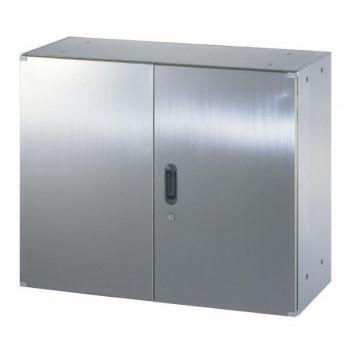 壁面収納家具 ステンレス収納庫 両開戸 H720/D400 棚板1枚付 COM-STH4-7|ワールドデポ