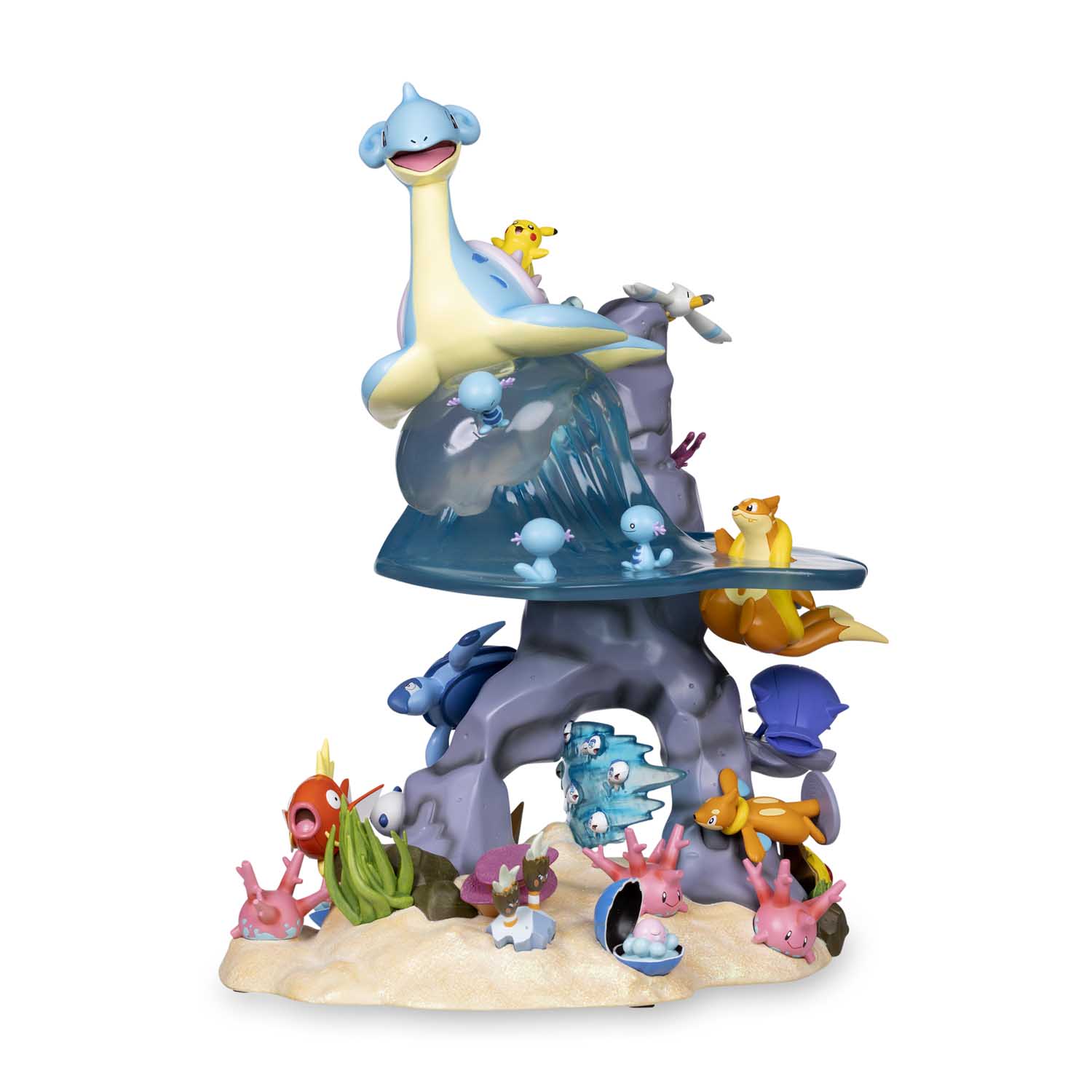 名入れ無料 海外ポケモンセンター限定 Ocean Of Friendship Figure ポケモン 友情の海 フィギュア ピカチュウ ラプラス 並行輸入品 Fucoa Cl