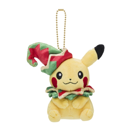 大阪売り未使用 ポケモンセンター ピカチュウ クリスマス ぬいぐるみ ポケドール 紙タグ付き 2009 Christmas ケーキ ポケットモンスター