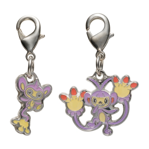 ポケモンメタルチャーム　アマルス進化✮ Pokemon ポケモンセンターオリジナル 全国ずかんメタルチャーム