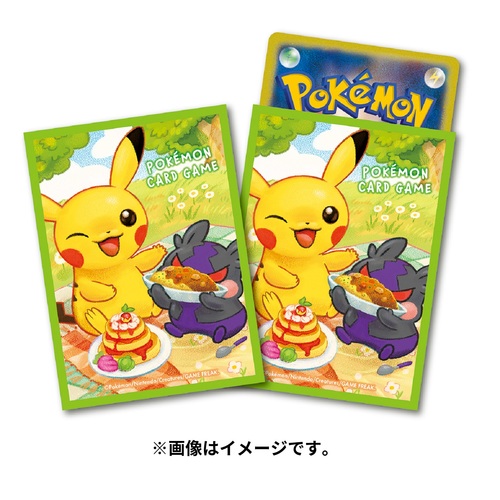 楽天市場】ポケモンカードゲーム デッキシールド スリーブ ピカチュウの森 ver.2 代引不可商品 : WFS（World Free Store）