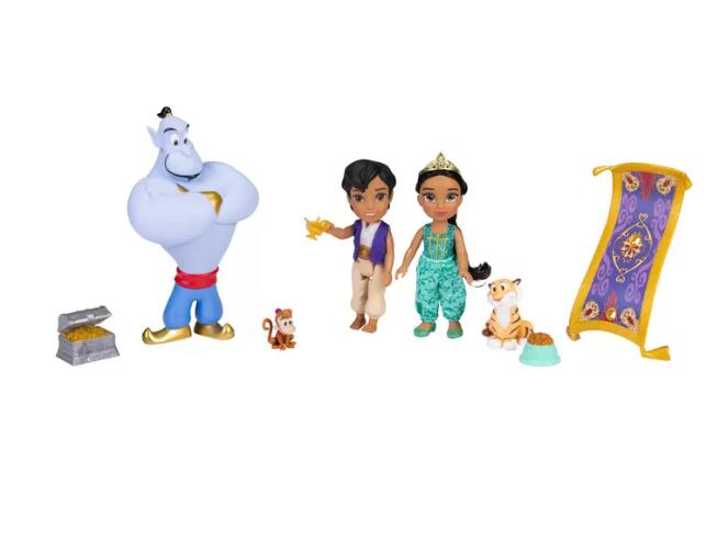 ウォルトディズニー御姫様 ミニお人形さん 差し上げ物仕掛ける ジャスミン Disney Princess Petite Deluxe Gift Set Jasmine