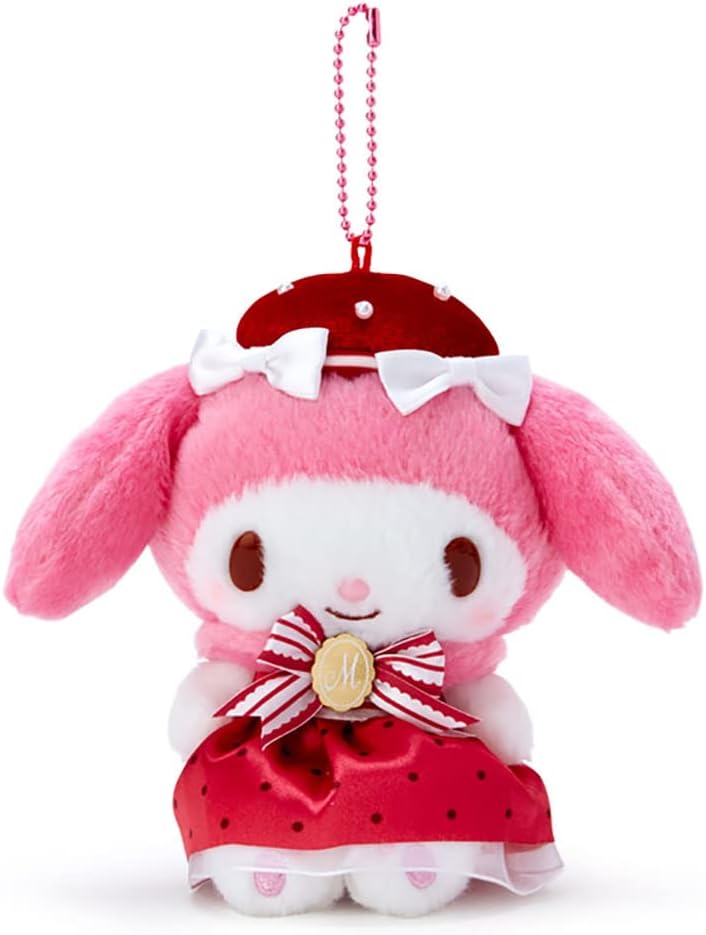 サンリオ マイメロディ白いちごのティータイム マスコットホルダー 正規品 マイメロディ白いちごのティータイム マスコット（2025年9月中旬