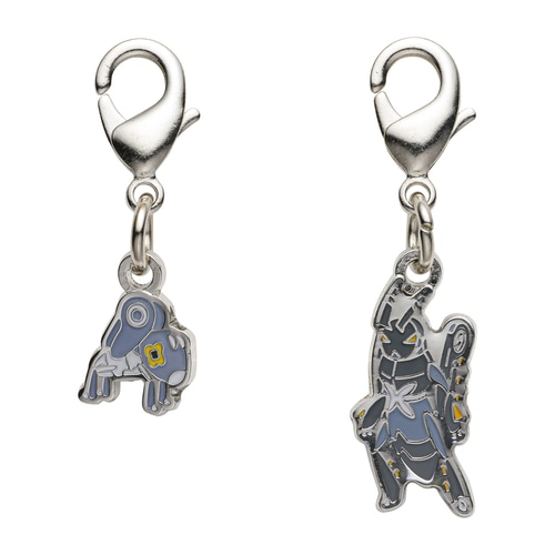 ポケモンメタルチャーム　アマルス進化✮ Pokemon ポケモンセンターオリジナル 全国ずかんメタルチャーム