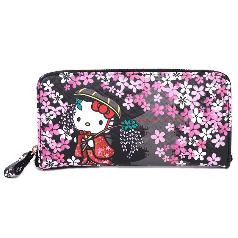 美品 ハローキティ 花山コラボ 和柄 長財布 HELLO KITTY 美品 ハローキティ 花山コラボ 和柄 長財布 HELLO KITTY