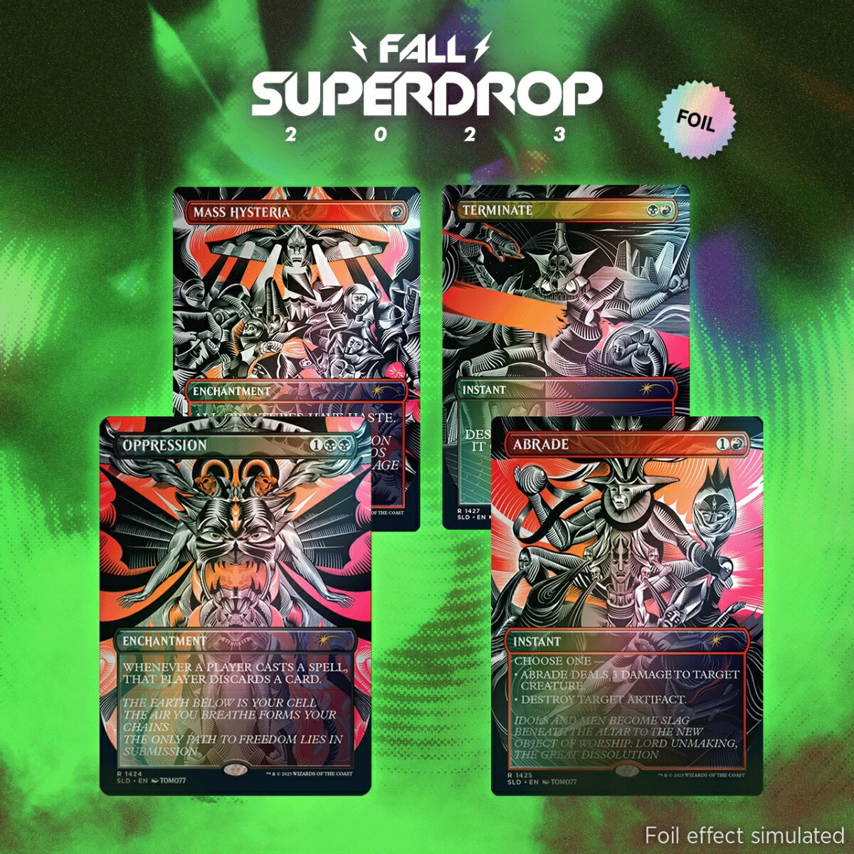 MTG secret lair ストリートファイター　非フォイル Non-stop, Non-Foil Bundle | Secret Lair