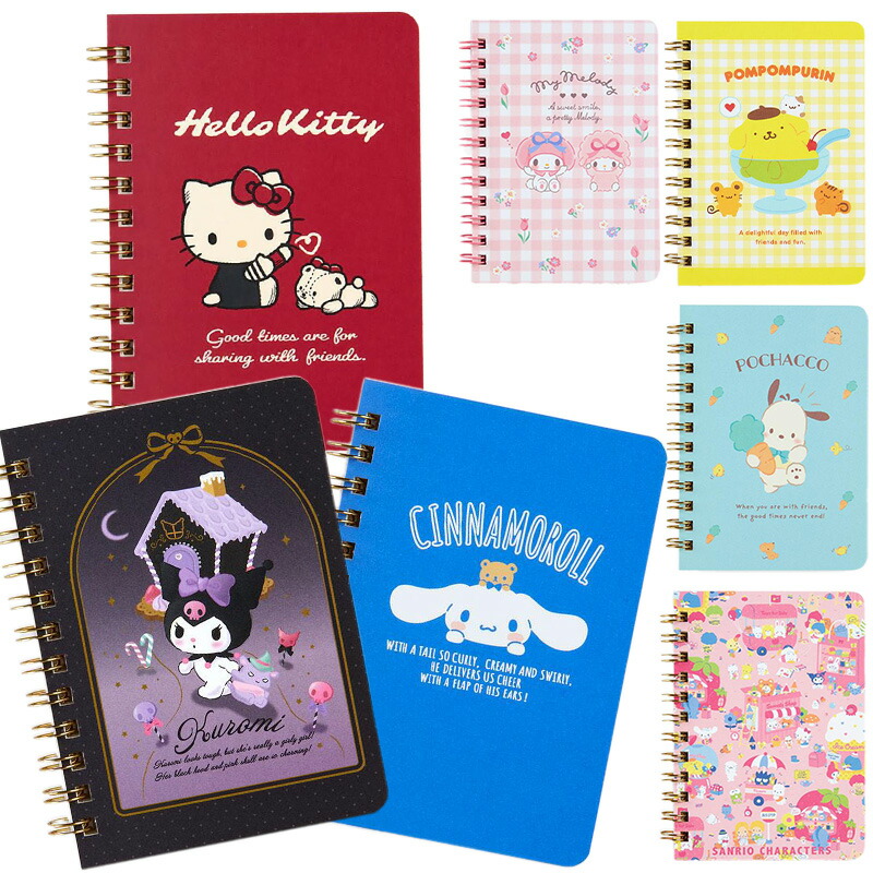 楽天市場】マイメロディ リングノート フォトポケットリングメモ