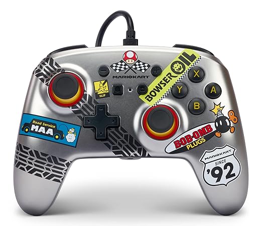 Nintendo Switch - マリオカート 任天堂switchセット 新古品 有線コントローラーつき Amazon.co.jp: PowerA 有線ナノコントローラー Nintendo Switch