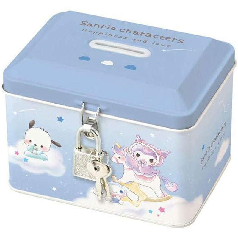 激レア★2001年製 サンリオ ちょこぱんだ 貯金箱 貯金缶 sanrio サンリオ バンク 貯金箱 クロミ シナモン マイメロ