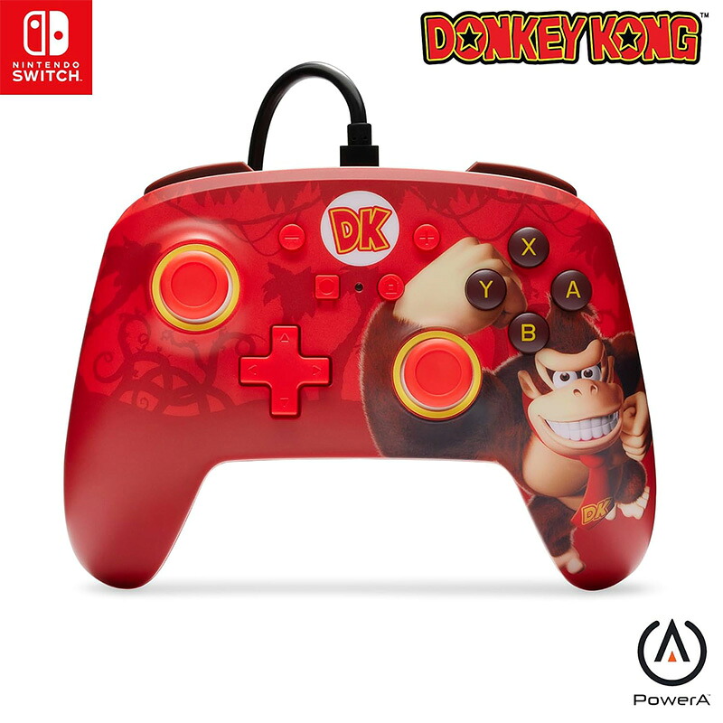 PowerA Nintendo Switch ニンテンドースイッチ 有線 プロコントローラー ドンキーコング フレックス 並行輸入品
