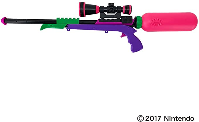 スプラトゥーン2 スプラマニューバー 水鉄砲　2丁 Amazon | スプラトゥーン2 スプラマニューバー 水鉄砲 ネオン