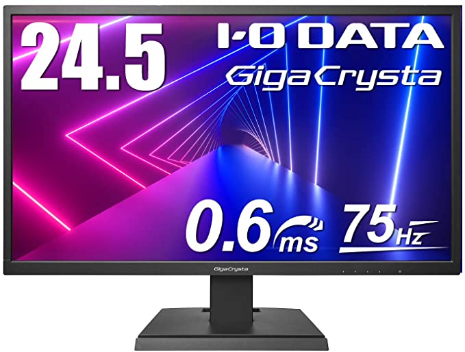 I-O DATA ゲーミングモニター 24.5インチ(75Hz) GigaCrysta PS4 FPS