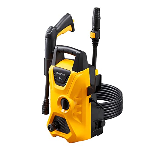訳あり 京セラ Kyocera 高圧洗浄機 小型軽量 AJP-1430 668400A イエロー|WFS(World Free Store)