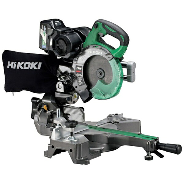 HiKOKI ハイコーキ コードレス卓上丸のこ 36Vマルチボルト 165mm チップソー付 Bluetooth電池パックセット品 C3606DRBKXPS