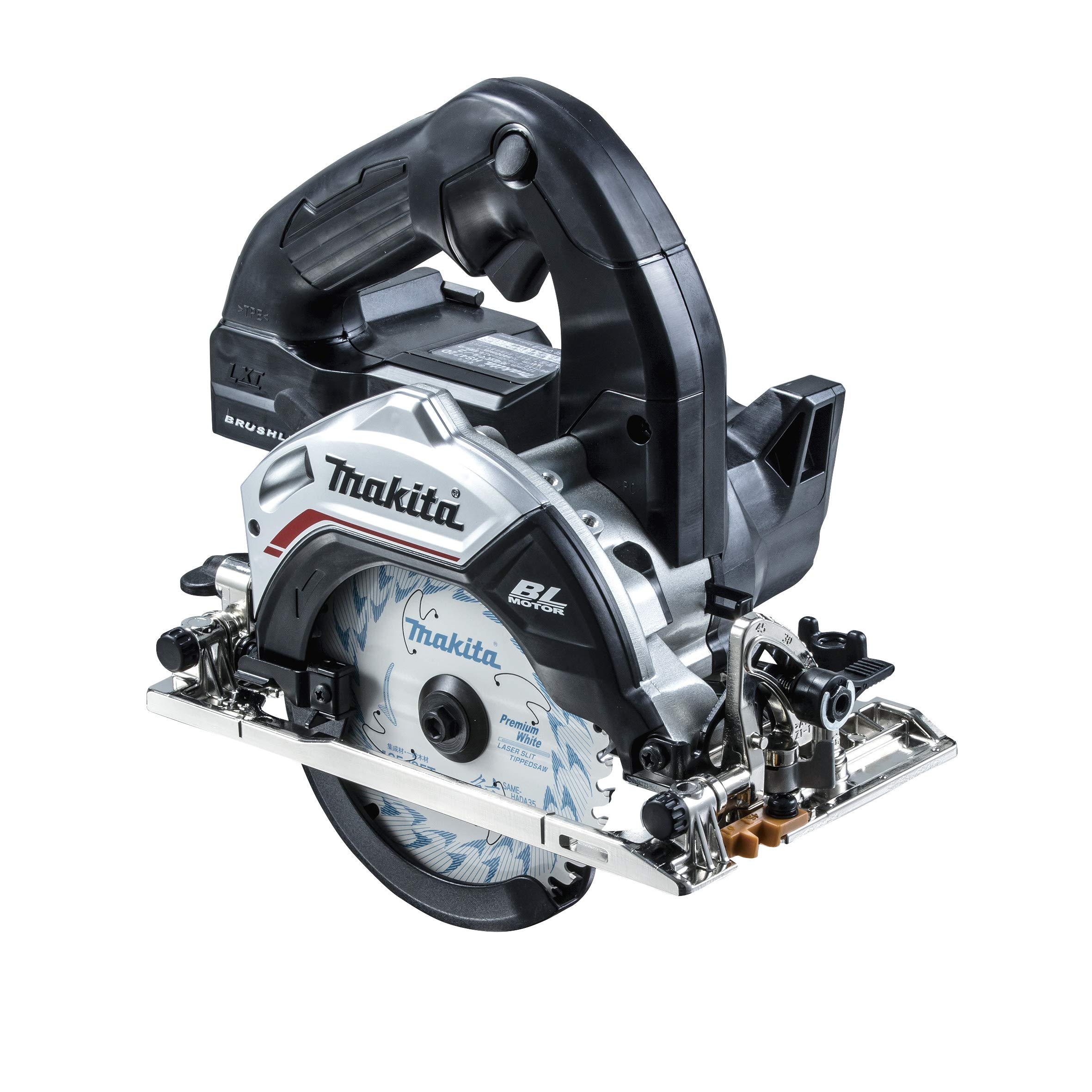 Makita マキタ 申し受ける式マルノコ14.4V黒 刃径125粍 切込47粍 バッテリ申し受ける器・容れもの別売 HS472DZB