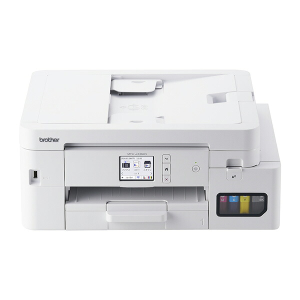 brother 茶飲み友だち MFC-J4450N 4色インクジェット練りあわせる機 ファクシミリ付 PRIVIO プリビオ FIRSTTANK 白いこと L判～A4