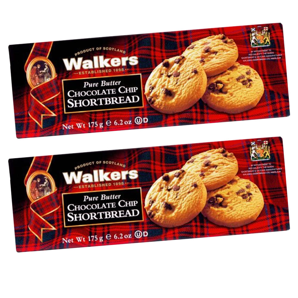 楽天市場 ウォーカー ショートブレッド チョコチップ １８２ １７５ｇ ２箱セット イギリスクッキー 英国王室御用達ショートブレッド ワールドグルメショップ