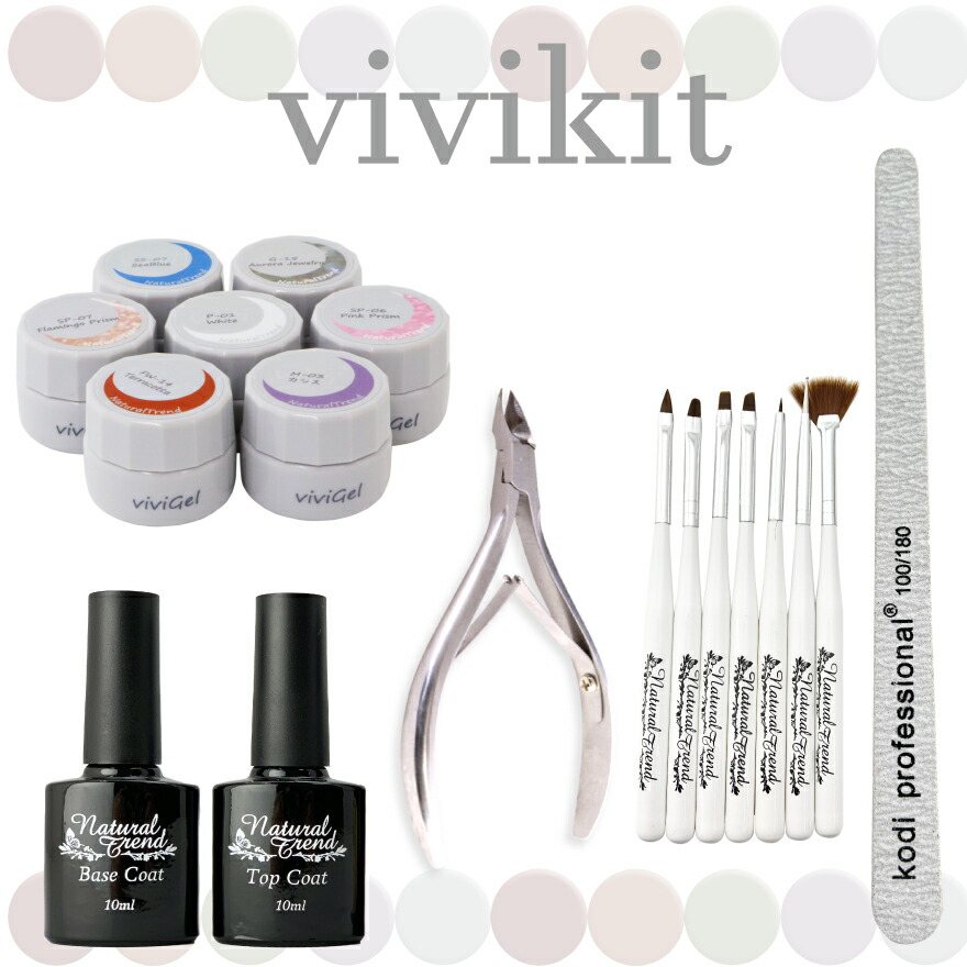 楽天市場】お試し ジェルセット ジェルネイルキット ジェルネイル