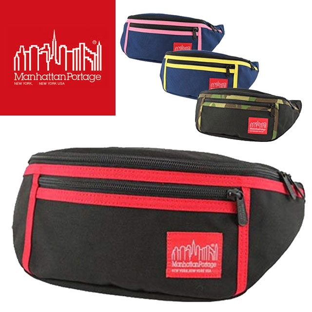 送料無料 マンハッタンポーテージ Manhattan Portage メンズ レディース バッグ MP1101-MUL-B ツートーン ツートン アレイキャットウエストバッグ ワンショルダー ナイロン