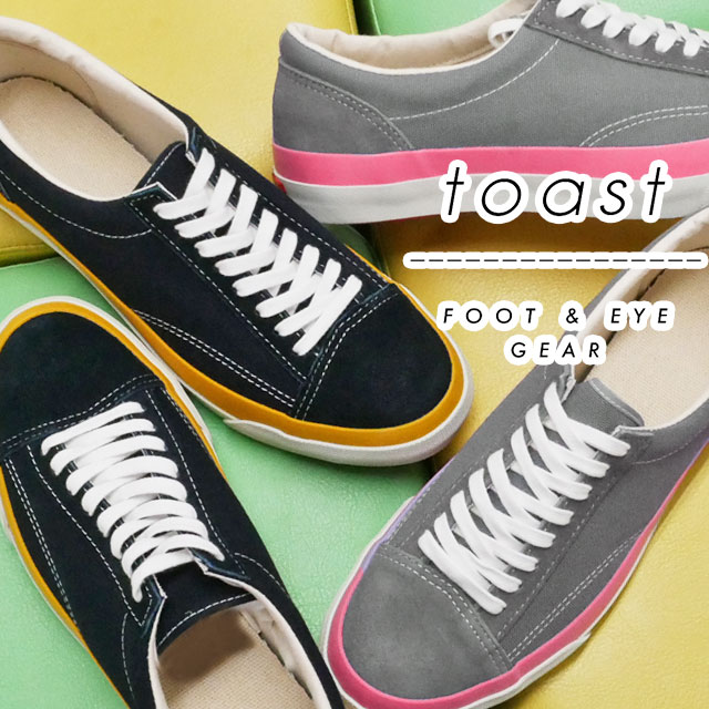 トースト フット＆アイ ギア toast FOOT＆EYE GEAR スニーカー メンズ レディース トゥ toe ローカット カジュアルシューズ メイドインジャパン 日本製 送料無料 最強翌日配送 evid｜ワールド靴店 10,927円