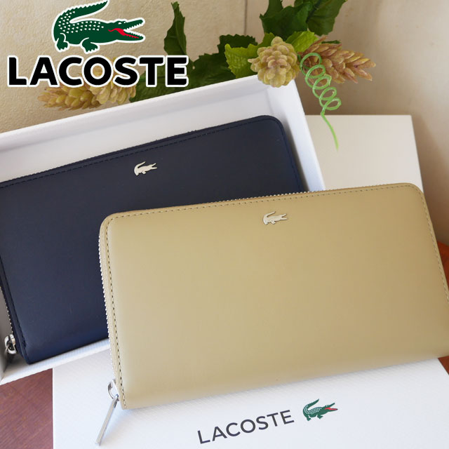 楽天市場 送料無料 ラコステ Lacoste Fg Animation 内部配色レザージップロングウォレット長財布 メンズ レディース Nh2662f カード入れ Icカード 本革 牛革 Evid ワールド靴店