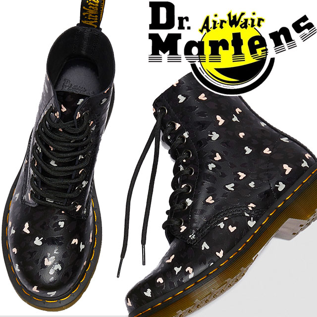 お気にいる 楽天市場 ドクターマーチン Dr Martens レディース ブーツ 1460 パスカル 8ホールブーツ レースアップブーツ 8eye Boot ショートブーツ カジュアルシューズ ハート 靴 ブラック マルチ 送料無料 Evid ワールド靴店 最安値に挑戦 Www