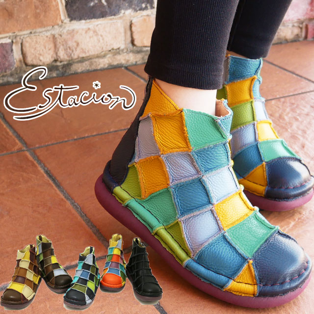 楽天市場】エスタシオン 最強翌日配送 レディース ショートブーツ 疲れ