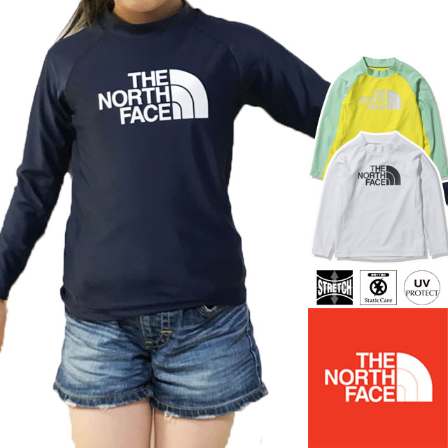 ザ ノースフェイス The North Face ラッシュガード Tシャツ キッズ ジュニア 男の子 女の子 Uvカット Uvガード ロングスリーブサンシェードプルオーバー キッズ 紫外線対策 長袖 トップス ストレッチ 水着 プール 海 アウトドア 送料無料 Evid 5 Francophile Dk